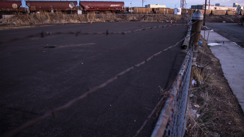 4400 N. Pearl St. in Globeville, where the Beloved Community tiny home village could be relocated, Feb. 15, 2019. (Kevin J. Beaty/Denverite)