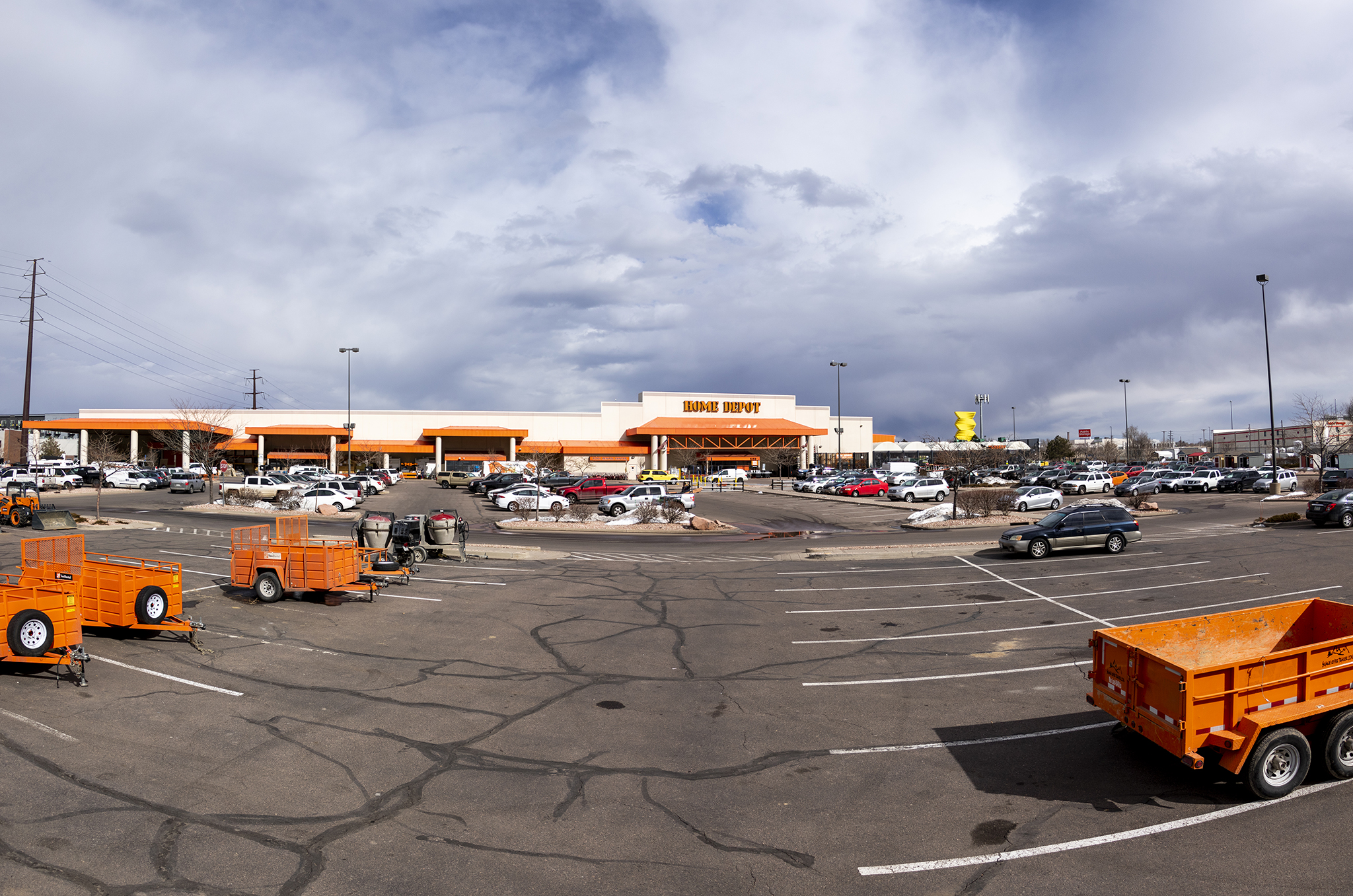 Home Depot might build homes on top of the Home Depot getting built