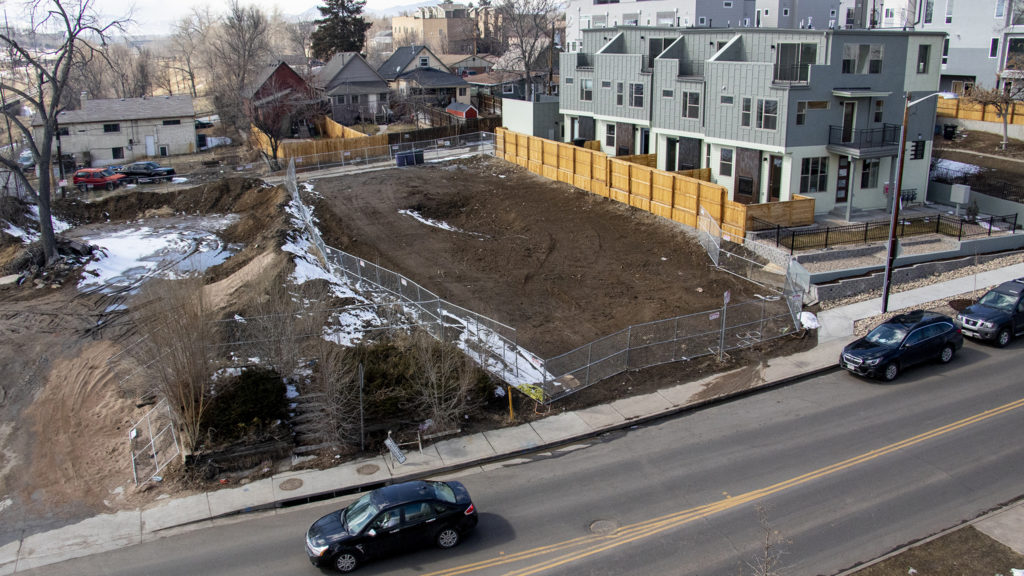 New development in Denver's West Colfax neighborhood, March 7, 2019. (Kevin J. Beaty/Denverite)