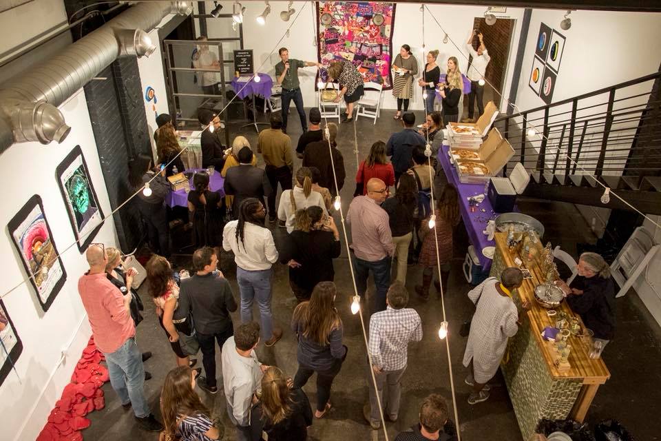 Denverite's second birthday party. (Kevin J. Beaty/Denverite)