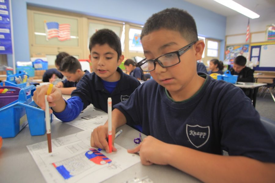 Denver's Knapp Elementary School was recognized by the state for its high student growth scores. (Courtesy Knapp Elementary)