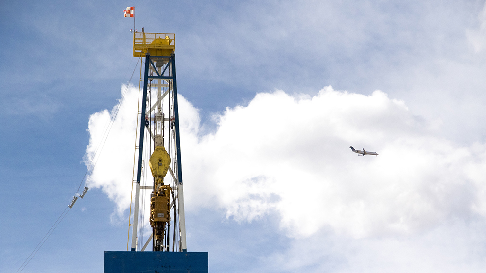 An oil and gas operation, March 9, 2018. (Kevin J. Beaty/Denverite)
