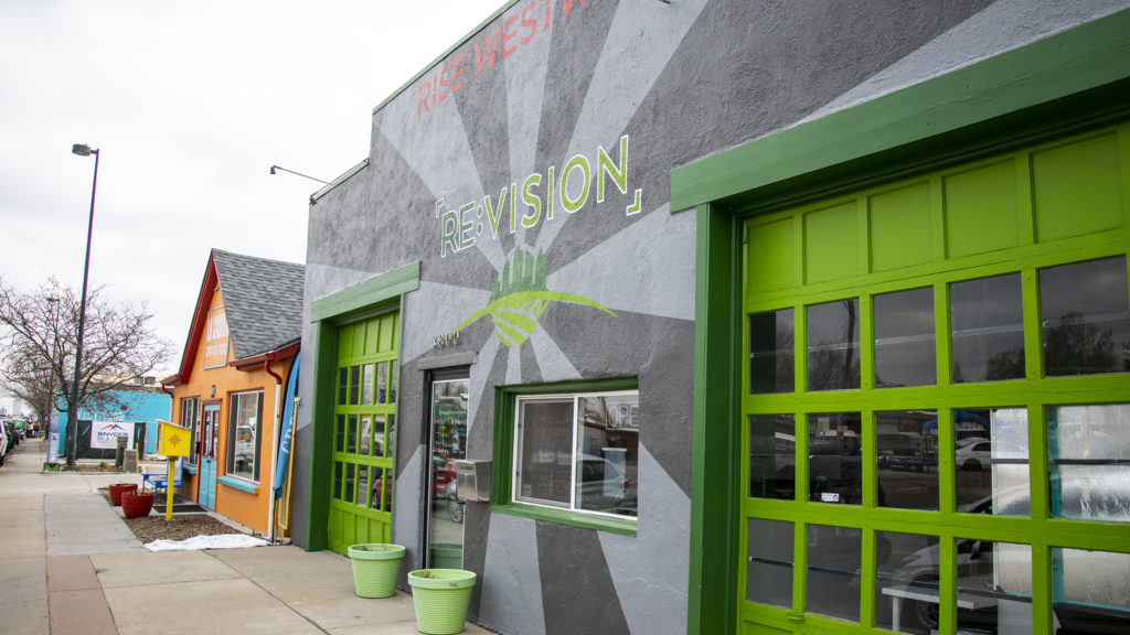 The Westwood Food Cooperative's new home on Morrison Road, Westwood, April 12, 2019. (Kevin J. Beaty/Denverite)