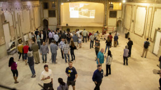A community meeting about the future of the Yates Theater in Berkeley, June 25, 2019. (Kevin J. Beaty/Denverite)