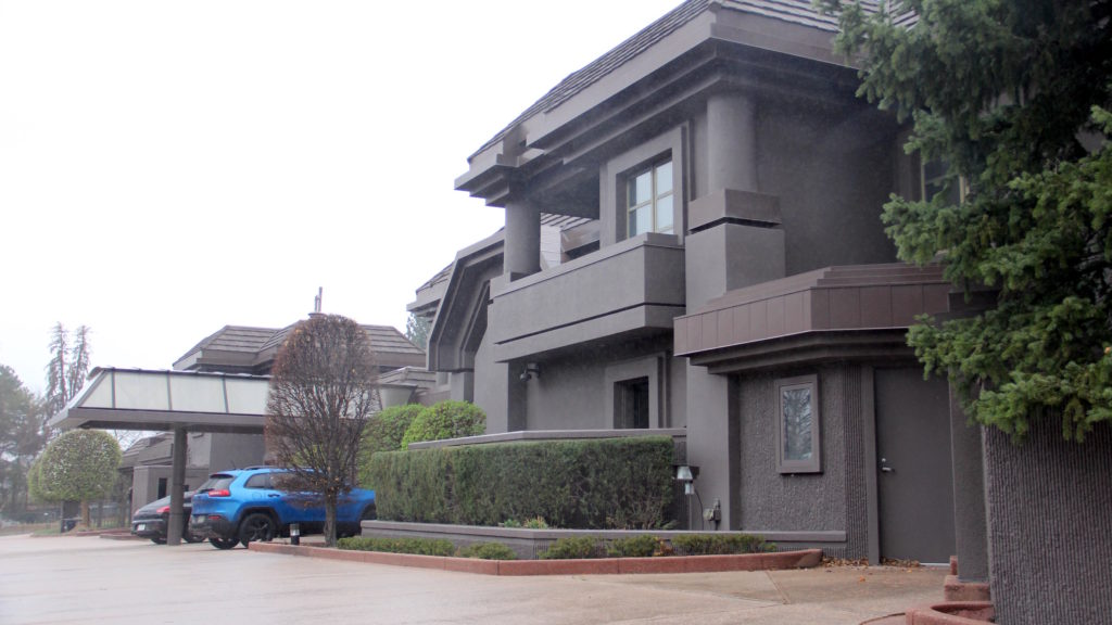 Cableland, the former home of Bill Daniels and the official residence of the Denver mayor. 4150 E. Shangri La Dr., April 10, 2019. (David Sachs/Denverite)