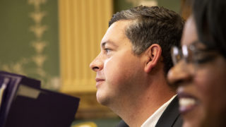 District 5 Rep. Alex Valdez, Colorado House of Representatives, May 1, 2019. (Kevin J. Beaty/Denverite)