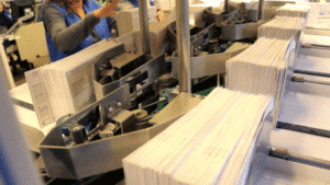 Happy election day Denver. Here's your regularly-expected signature verifying machine gif. (Kevin J. Beaty/Denverite)