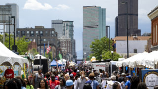 Juneteenth on Welton Street, June 15, 2019. (Kevin J. Beaty/Denverite)
