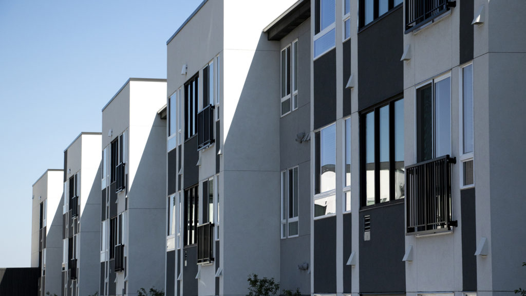The Moline Apartment in Stapleton, July 19, 2019. (Kevin J. Beaty/Denverite)