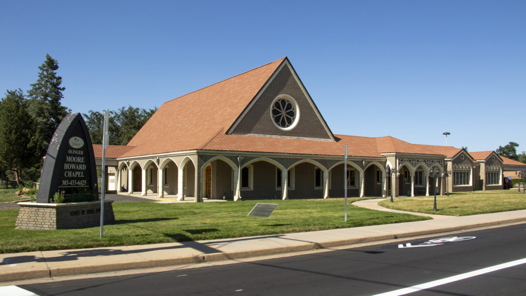 The Olinger Moore Howard Chapel mortuary, Berkeley, July 10, 2019. (Kevin J. Beaty/Denverite)