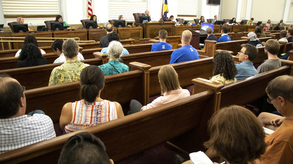 Denver City Council begins on Aug. 5, 2019. (Kevin J. Beaty/Denverite)