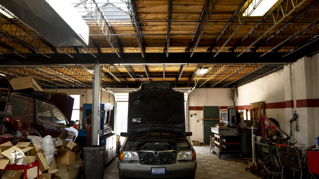 Perfection Motors on Brighton Boulevard, Five Points, Sept. 19, 2019. (Kevin J. Beaty/Denverite)