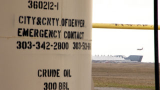 Oil and gas infrastructure near Denver International Airport. Oct. 18, 2019. (Kevin J. Beaty/Denverite)
