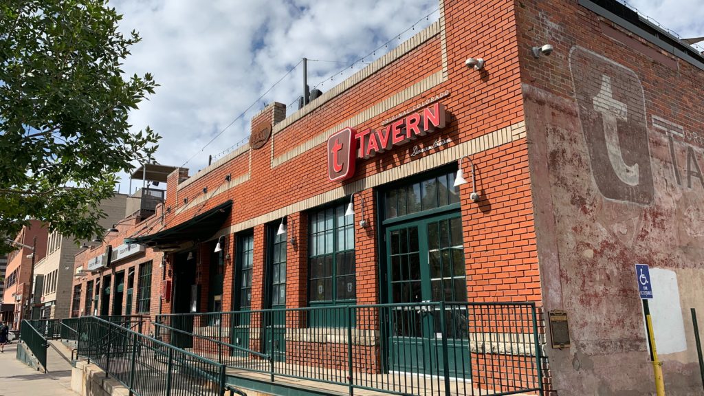 Outside Tavern's downtown location on Wednesday, Oct. 9, 2019, in Denver. (Esteban L. Hernandez/Denverite)