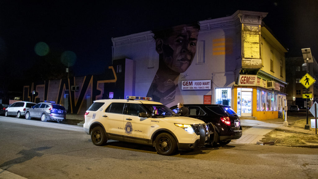 The Downtown Denver Islamic Center off Downing Street, in Whittier, after a man arrived at the mosque with a long gun. Nov. 14, 2019. (Kevin J. Beaty/Denverite)