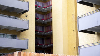 The Hidden Brook Apartments in East Colfax, Nov. 21, 2019. (Kevin J. Beaty/Denverite)