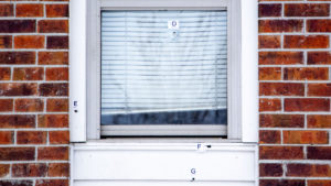 A home on Harrison Street in Denver's Clayton neighborhood where a six-year-old was shot. Nov. 22, 2019. (Kevin J. Beaty/Denverite)