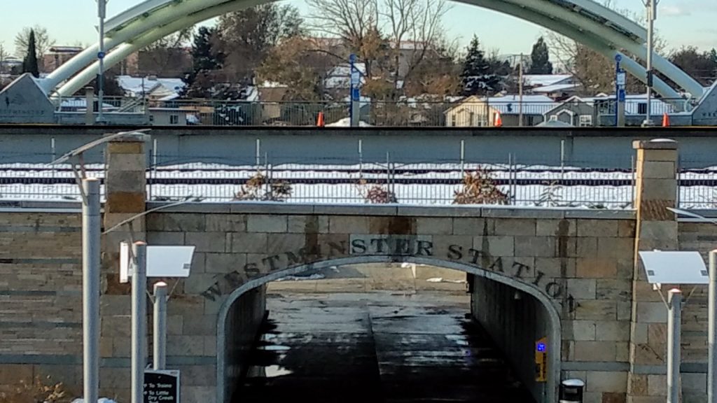 Westminster Station on Nov. 1, 2019. (Donna Bryson/Denverite)