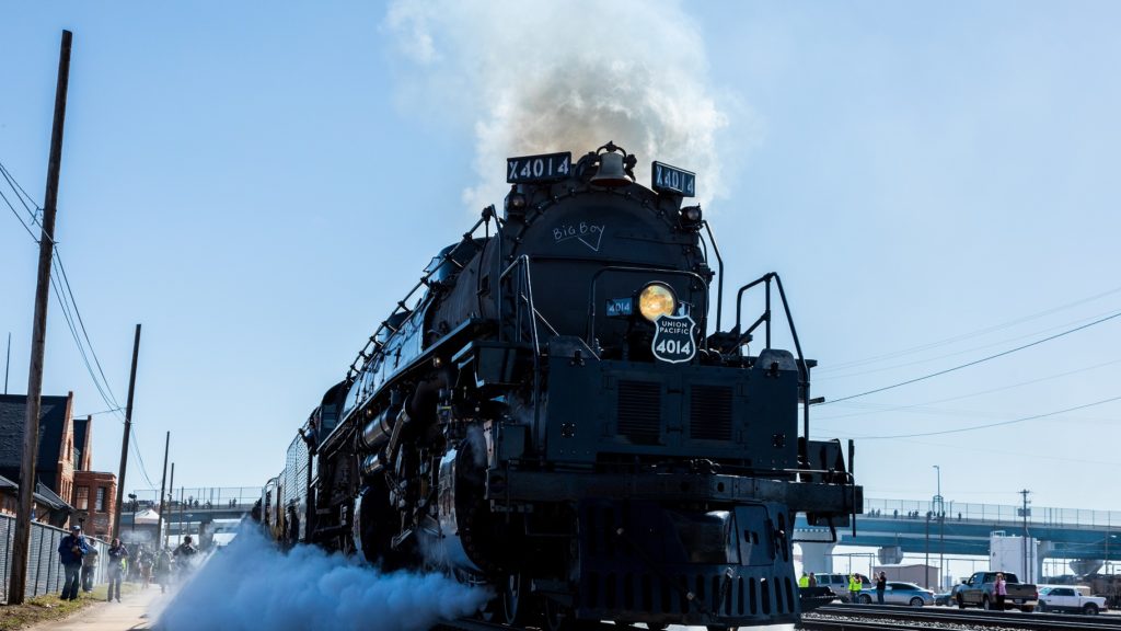 The Big Boy leaves Cheyenne for the first time in May. (Photo courtesy Union Pacific)