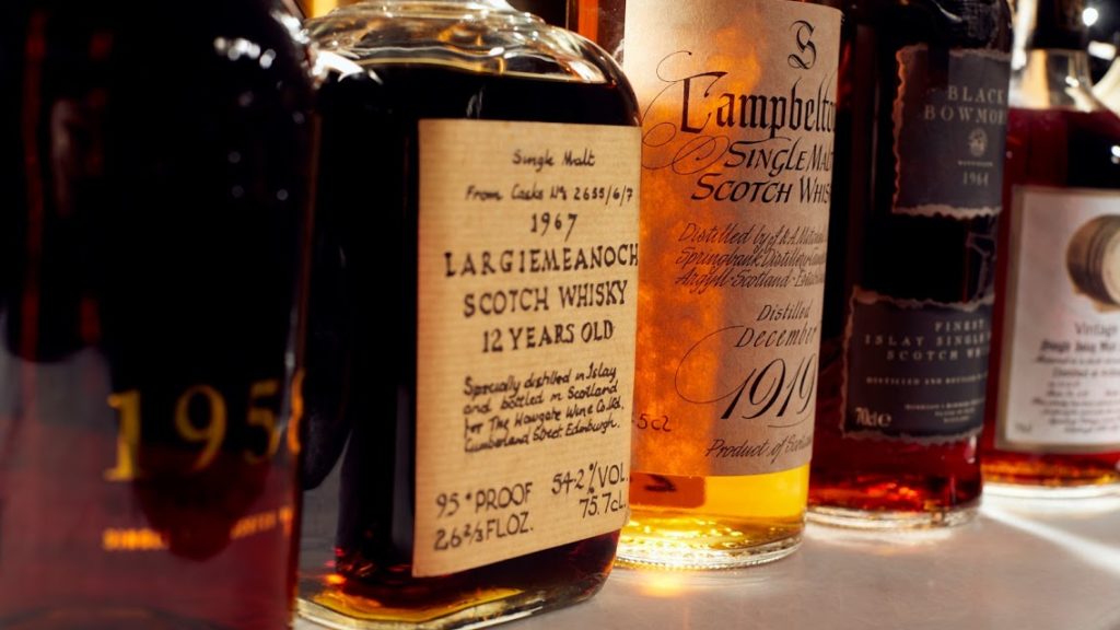 Some of the scotch whisky from Richard Gooding's private collection, set to be auctioned off next year. (Courtesy of Whisky Auctioneer)