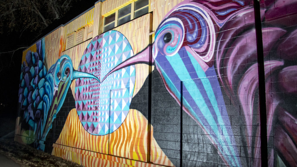 A mural by Katy Casper in Lakewood. Jan. 14, 2020. (Kevin J. Beaty/Denverite)