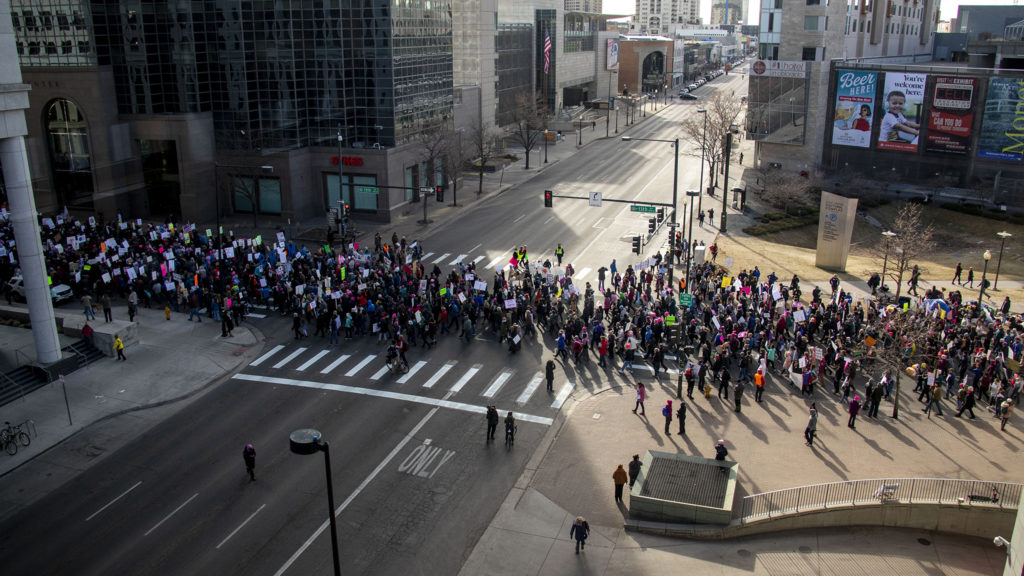 Denver Womxn's March, Jan. 18, 2020. (Kevin J. Beaty/Denverite)