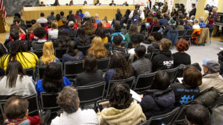 The Denver School Board meets, Jan. 23, 2020.