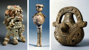 Artwork from the upcoming exhibit "Rhythm and Ritual: Music of the Ancient Americas" on display at Museo de las Americas. (Photos courtesy of Denver Art Museum)