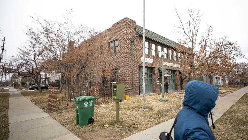 Denver's old firestation number 10, now home to the Women's Bean Project in Five Points. Feb. 25, 2020. (Kevin J. Beaty/Denverite)