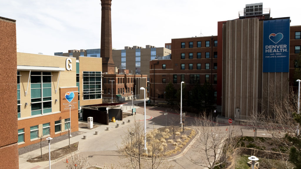 Denver Health. April 1, 2020. (Kevin J. Beaty/Denverite)