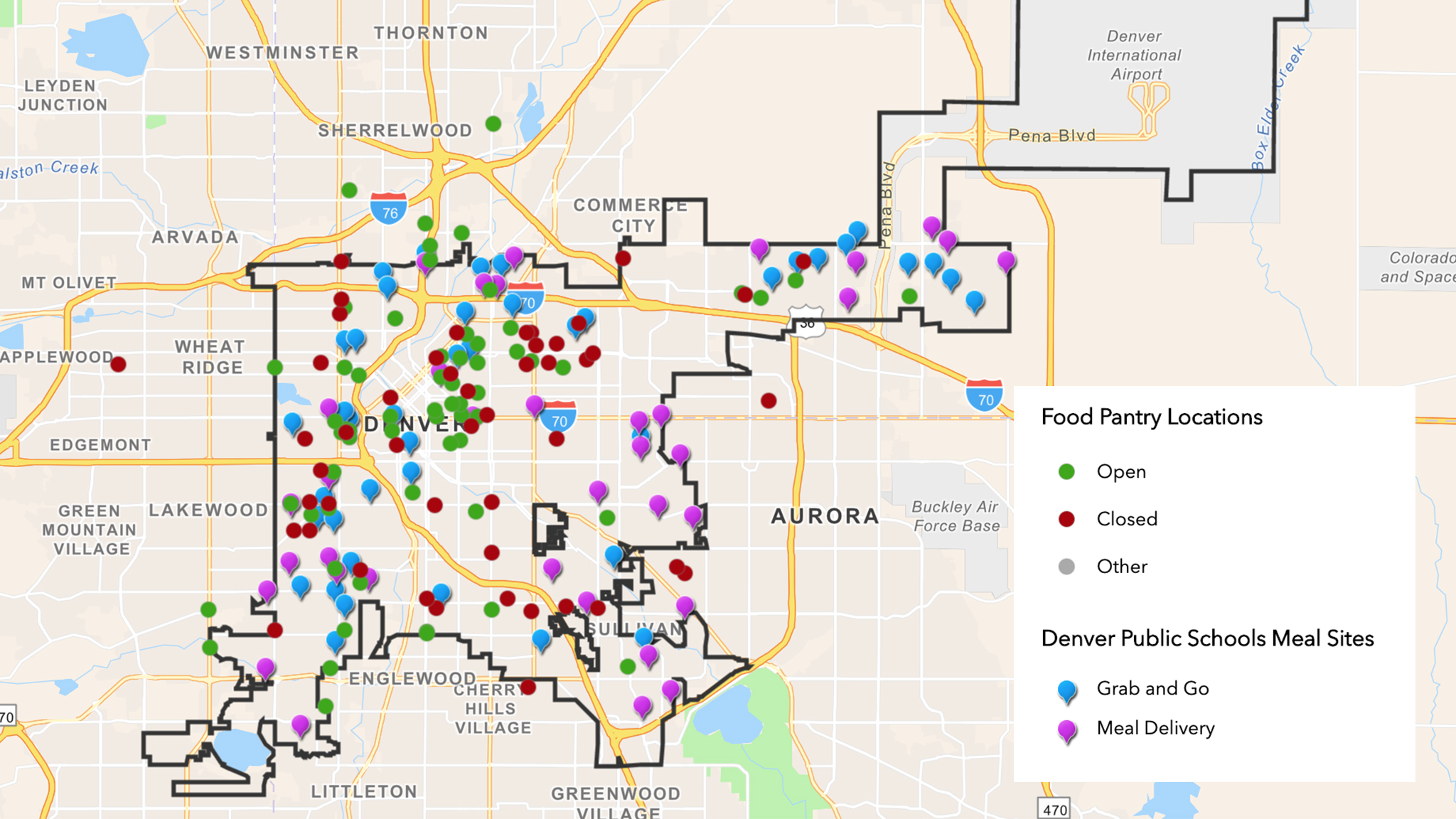 Need food? Check this map of pantries in Denver Denverite, the Denver site!