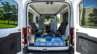 The Support Team Assisted Response van. June 8, 2020. (Kevin J. Beaty/Denverite)