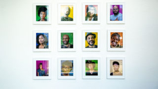 Portraits by Narkita Gold on display at the Leon Gallery in City Park West. June 24, 2020.