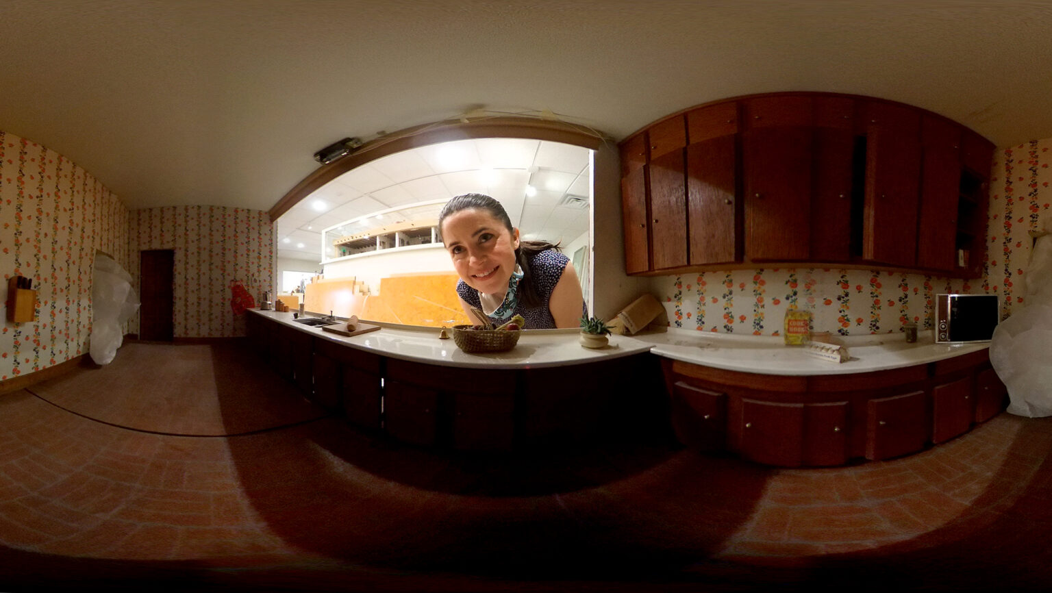 A very close look at the very small homes contained in the reborn