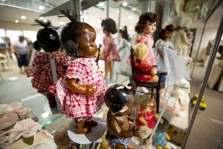 A very close look at the very small homes contained in the reborn