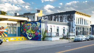Two of Olive Moya's favorite Denver murals are on the Dateline Gallery building, 3004 Larimer St. July 29, 2020.