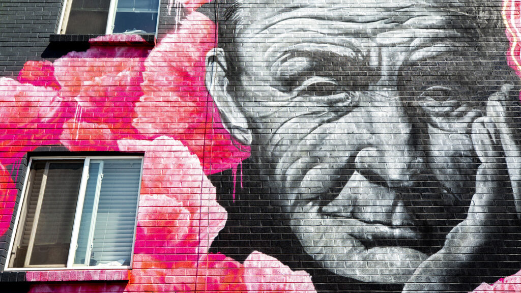 A mural by Chelsea Lewinsky, Taylor Herzog and Ashley Joon on an apartment building at 7155 Hooker St. in Westminster, part of Babe Walls 2020. Aug. 19, 2020.