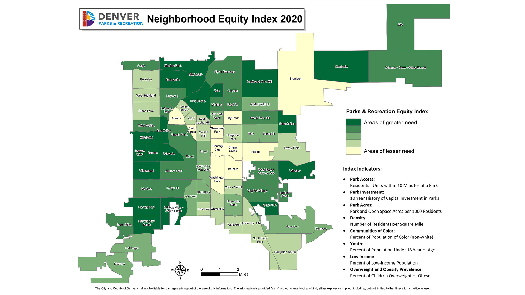 The city thinks these neighborhoods have the greatest need for new