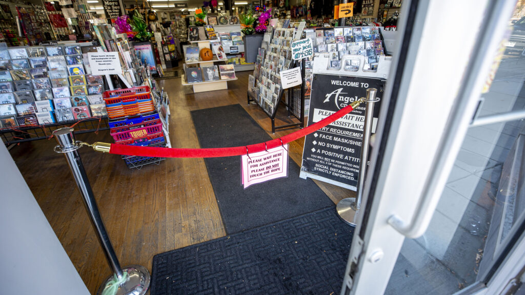 Angelo’s CD’s & More rolled out strict customer rules back in May. Oct. 27, 2020.