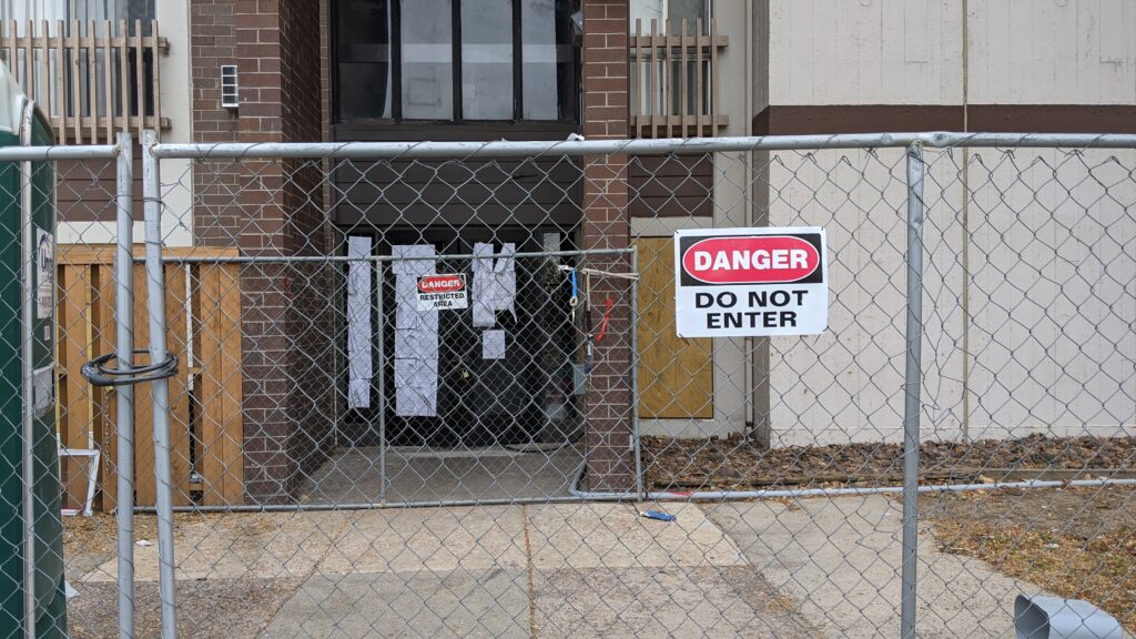 Building 17 at Pine Creek Apartments on Nov. 18, 2020.