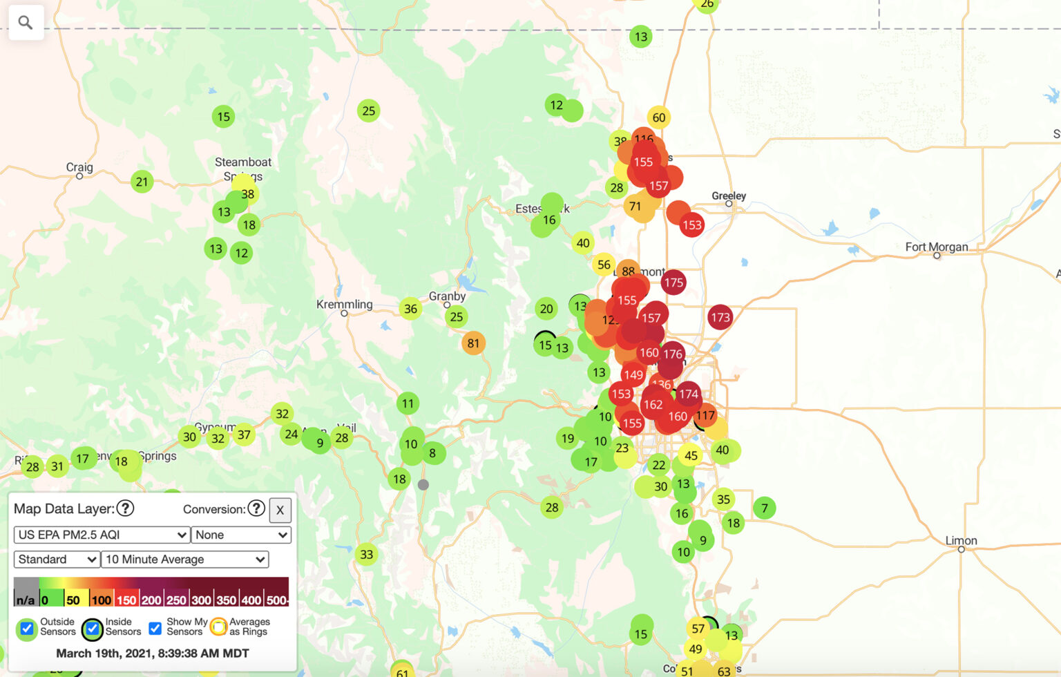Denver's air quality is bad this morning Denverite, the Denver site!