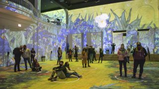 Immersive Van Gogh Denver is coming soon. This is a picture of Immersive Van Gogh Chicago.