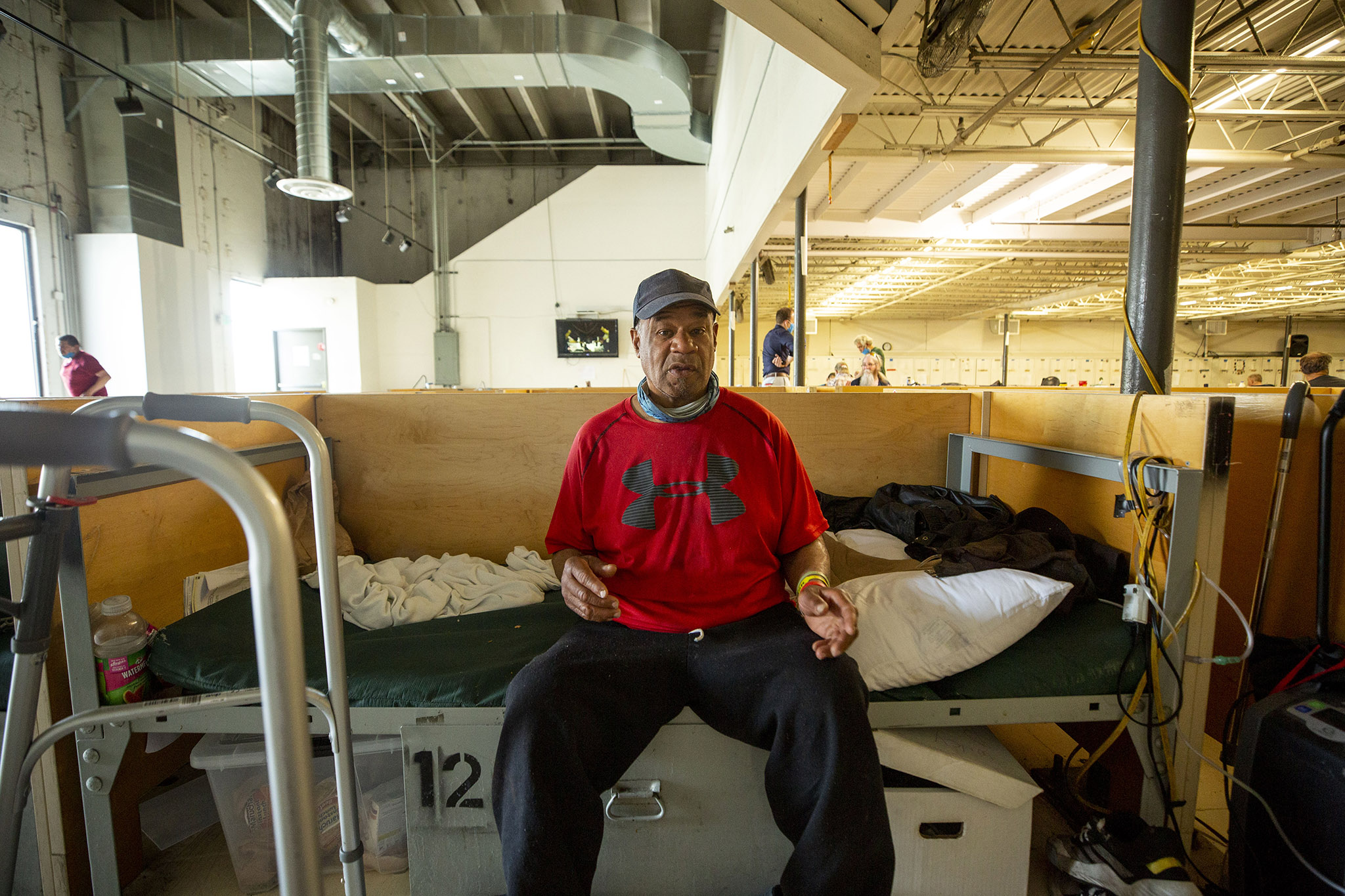 The Denver Coliseum is now a 24hour shelter for women experiencing