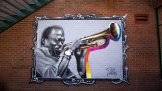 The Five Points Outdoor Mural Gallery at Five Points Plaza on Welton Street. June 15, 2021.