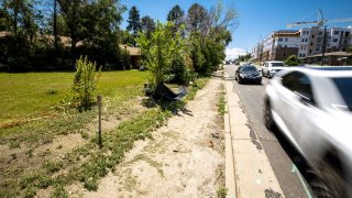 Sheridan Boulevard, looking south from 17th Avenue. June 15, 2021.