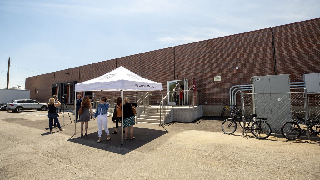 The Denver Rescue Mission's new homeless shelter in Northeast Park Hill. June 30, 2021.