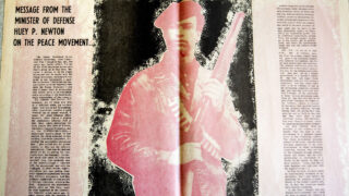An issue of The Black Panther from Sept. 27, 1969, which was recently added to the Blair-Caldwell African American Research Library's collections. Photographed July 22, 2021.