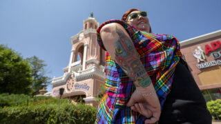 Zenna Garnett has a Casa Bonita tattoo on her arm. July 27, 2021.
