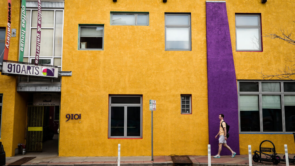 Santa Fe Drive in West Denver on Thursday, July 15, 2021. (Hart Van Denburg/CPR News)