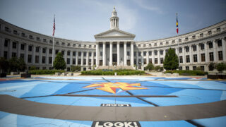 Denver's City and County Building. Aug. 10, 2021.